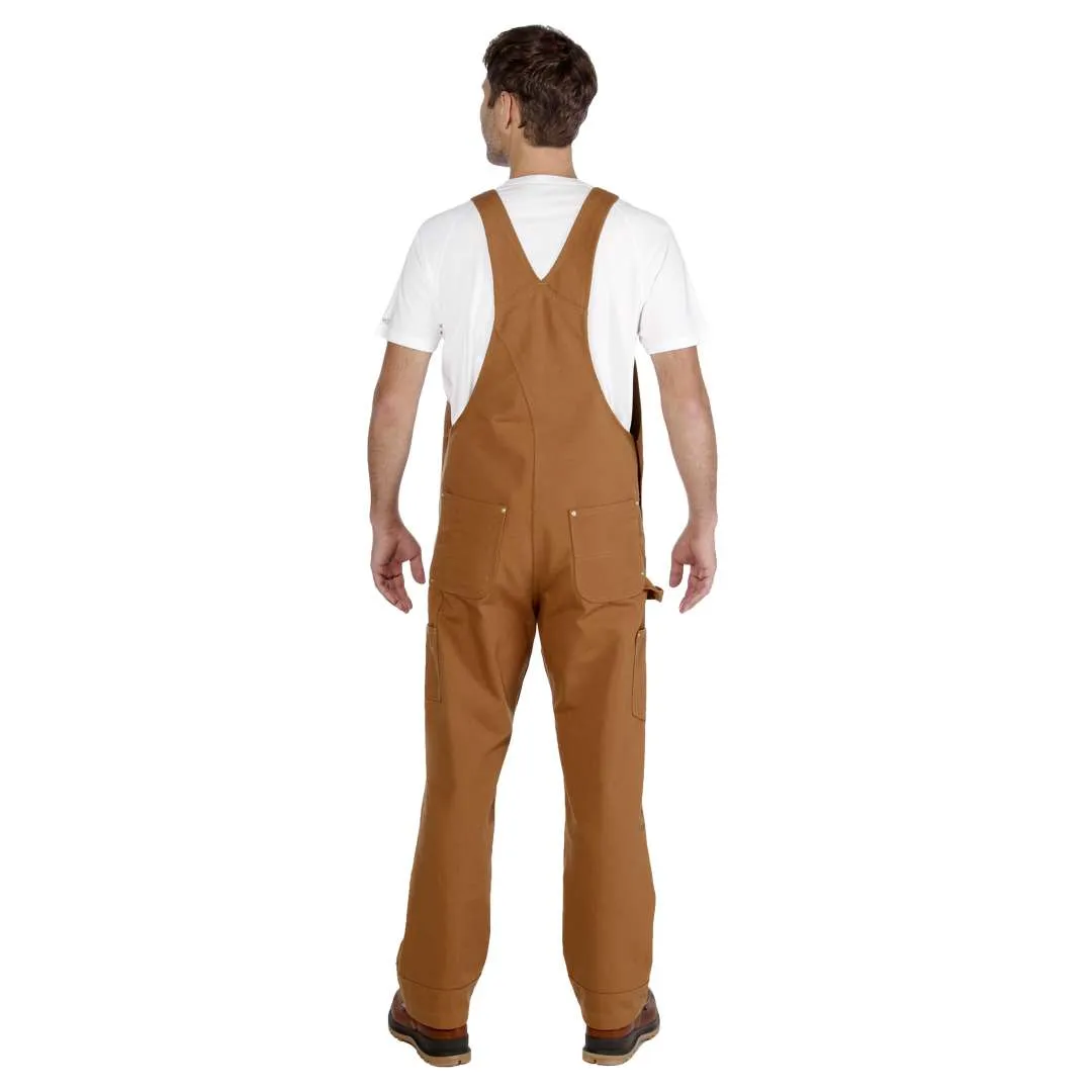 Carhartt R01 Duck Bib Overalls Carhartt Brown