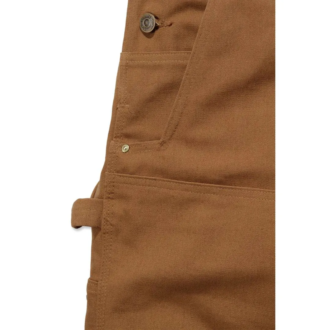 Carhartt R01 Duck Bib Overalls Carhartt Brown