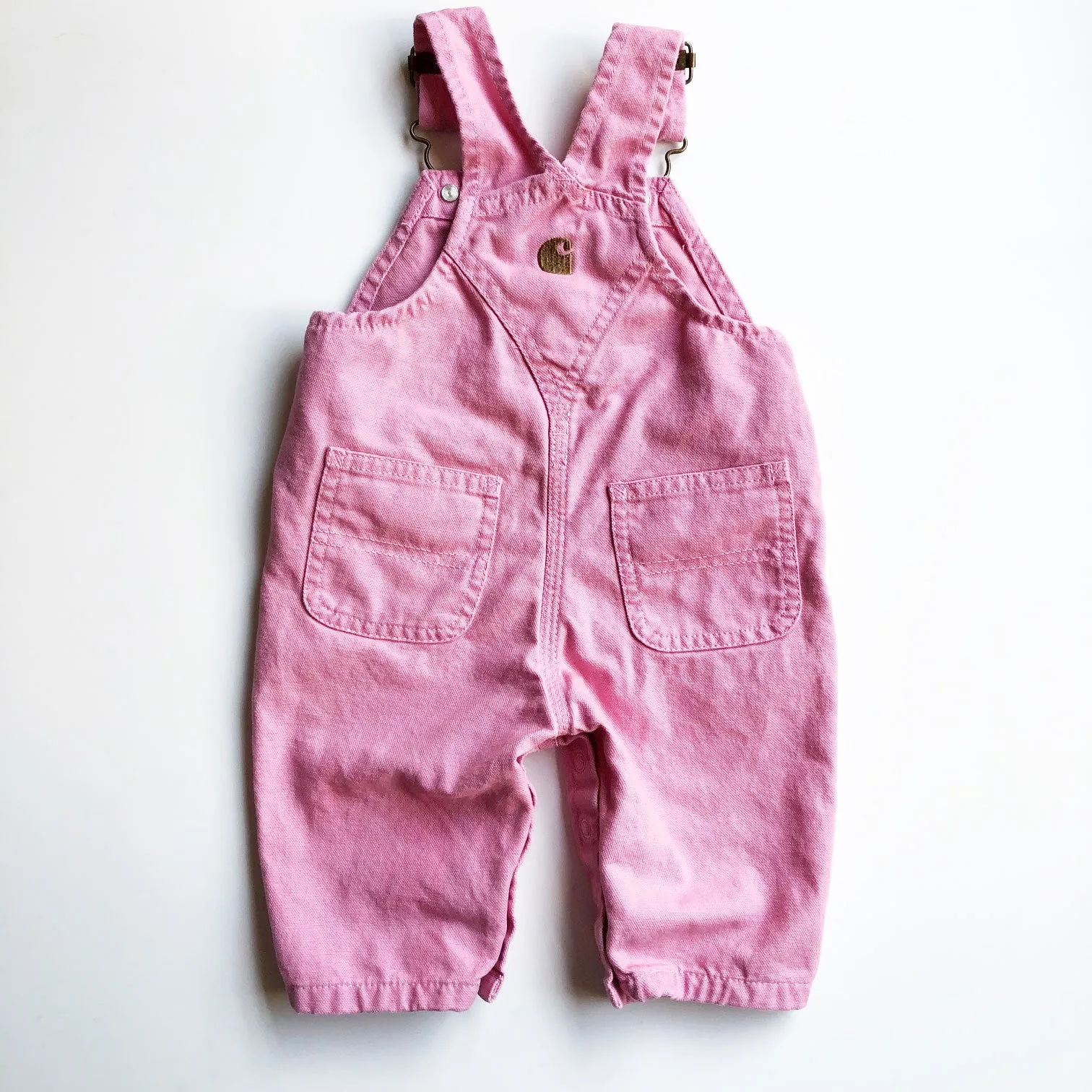 Carhartt Vintage Pink Overalls size 3 months