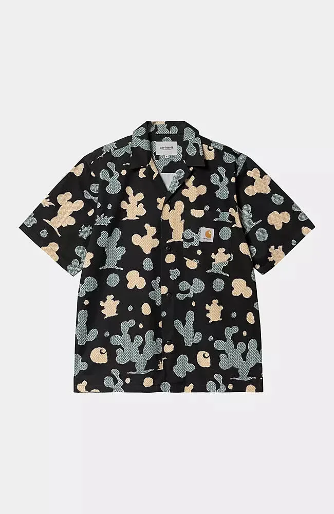 Carhartt WIP Opus S/S Shirt Opus Allover Print, Black (In Store Pickup Only)