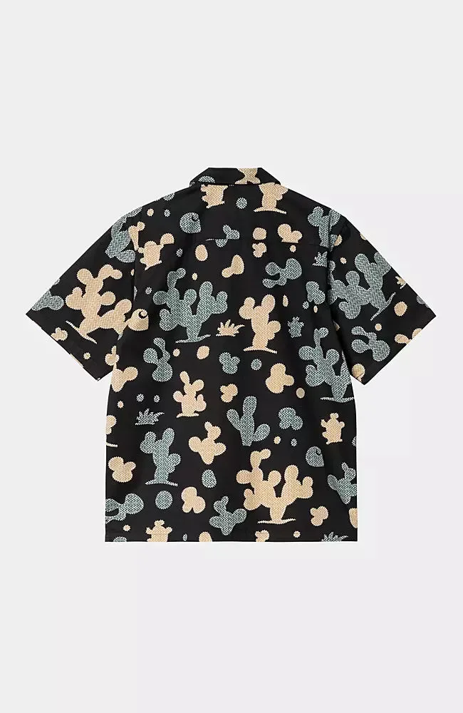 Carhartt WIP Opus S/S Shirt Opus Allover Print, Black (In Store Pickup Only)