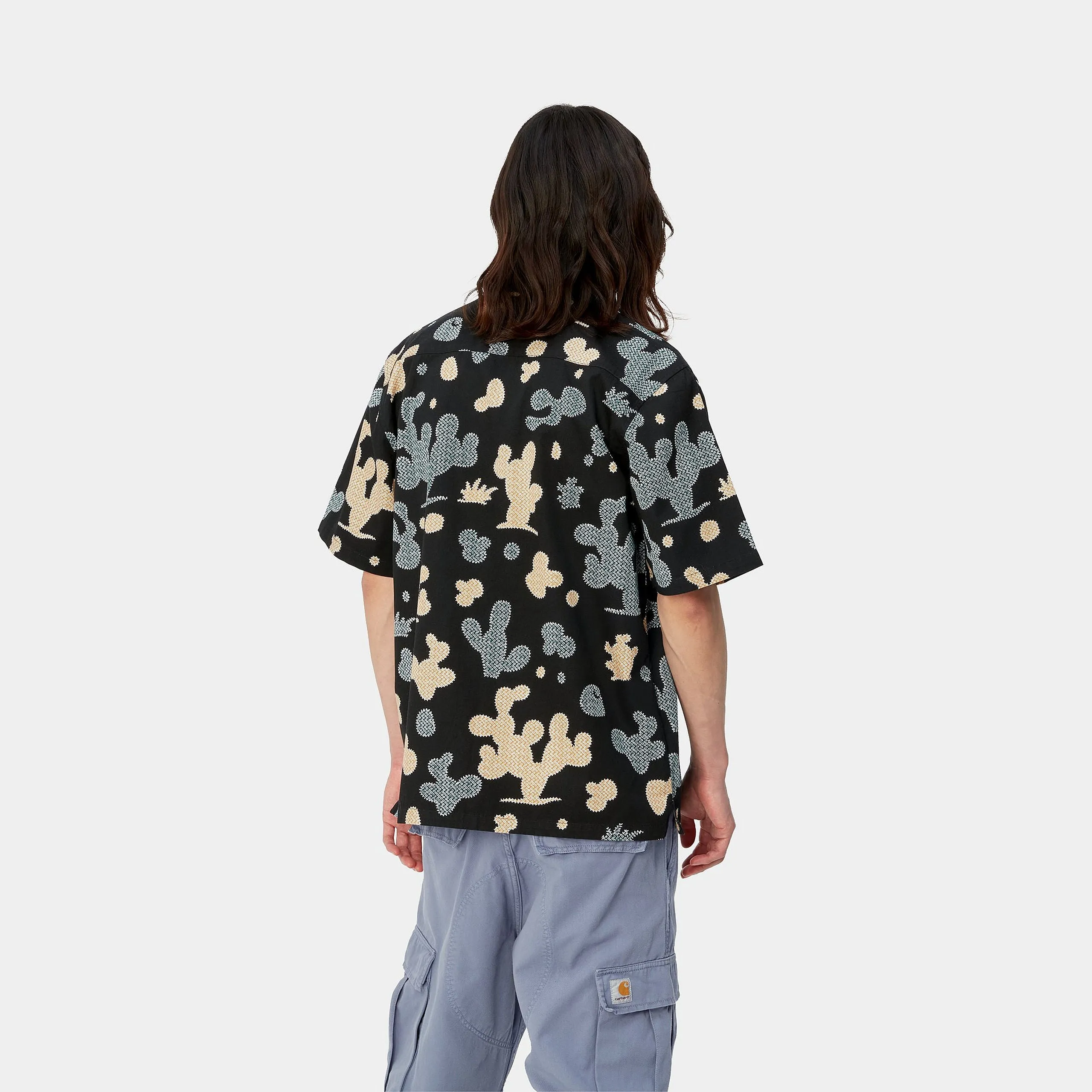 Carhartt WIP Opus S/S Shirt Opus Allover Print, Black (In Store Pickup Only)