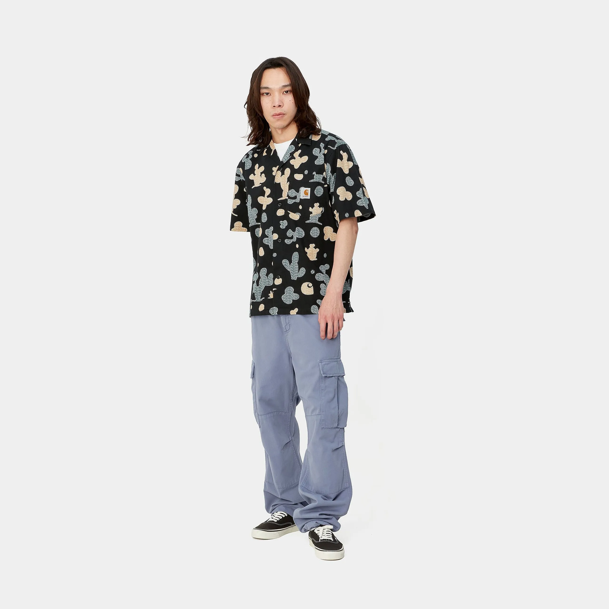 Carhartt WIP Opus S/S Shirt Opus Allover Print, Black (In Store Pickup Only)