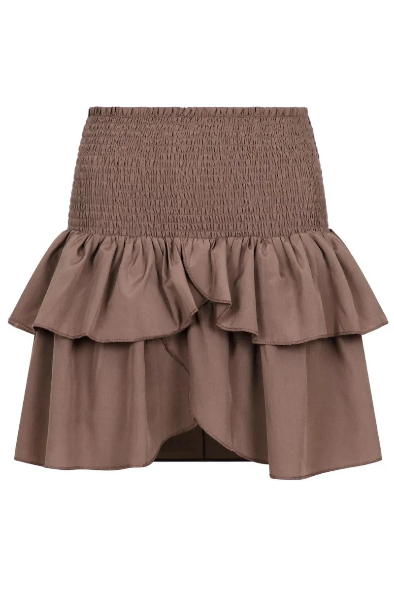 Carin R Skirt 158315 | Dusty Brown | Nederdel fra Neo Noir