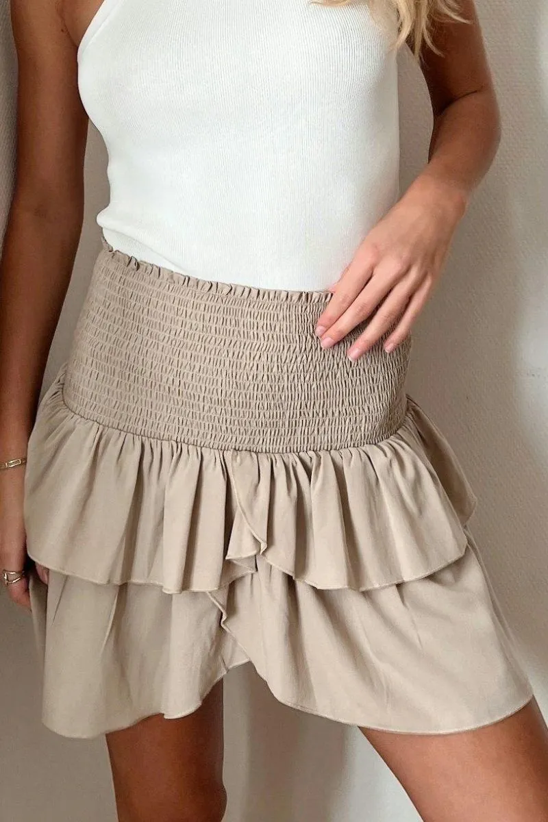 Carin R Skirt 158315 | Sand | Nederdel fra Neo Noir