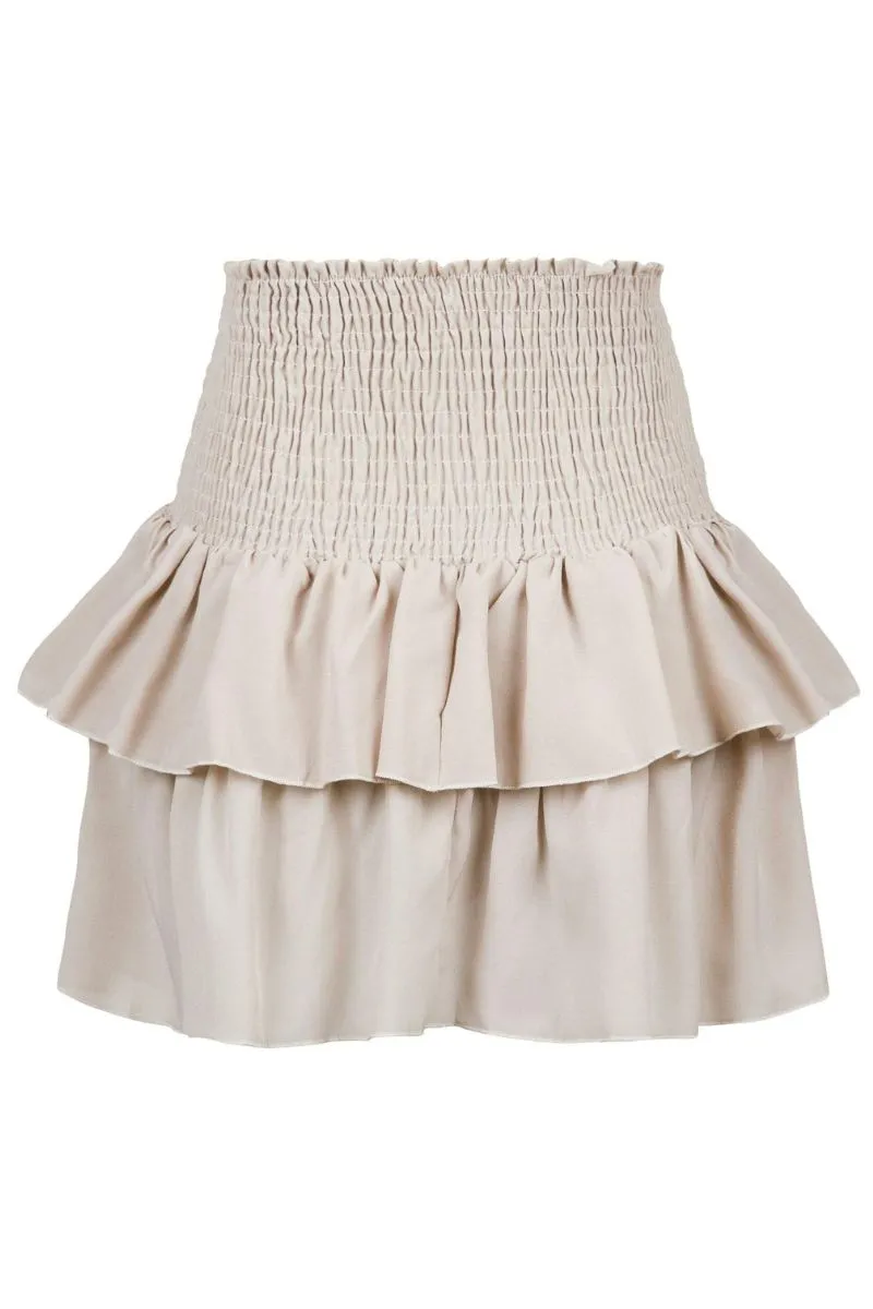 Carin R Skirt 158315 | Sand | Nederdel fra Neo Noir