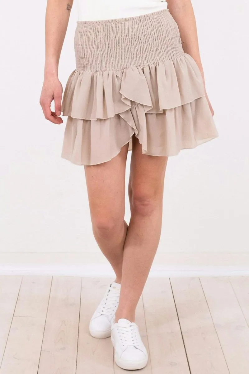 Carin R Skirt 158315 | Sand | Nederdel fra Neo Noir