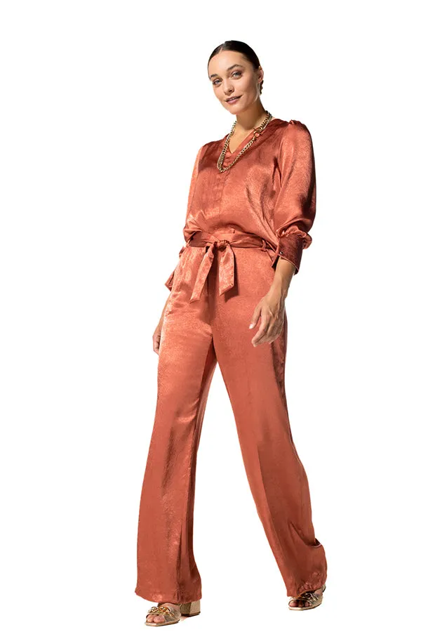 Caroline Biss AMBER LOOSE SHINY TOP