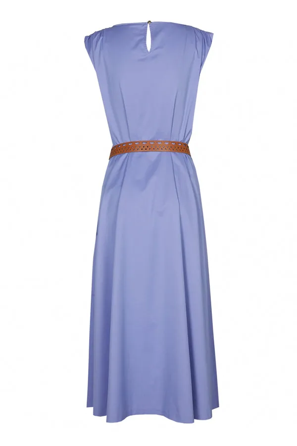 Caroline Biss BELTED COMFORTABLE FLOWING DRESS