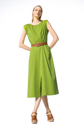 Caroline Biss BELTED COMFORTABLE FLOWING DRESS