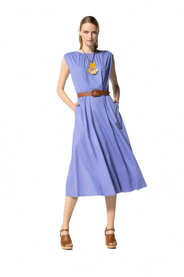 Caroline Biss BELTED COMFORTABLE FLOWING DRESS