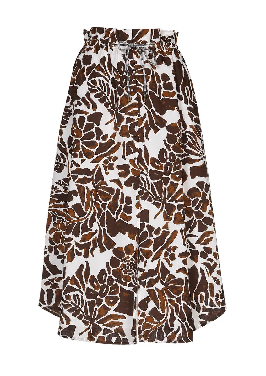 Caroline Biss COTTON PRINTED SKIRT