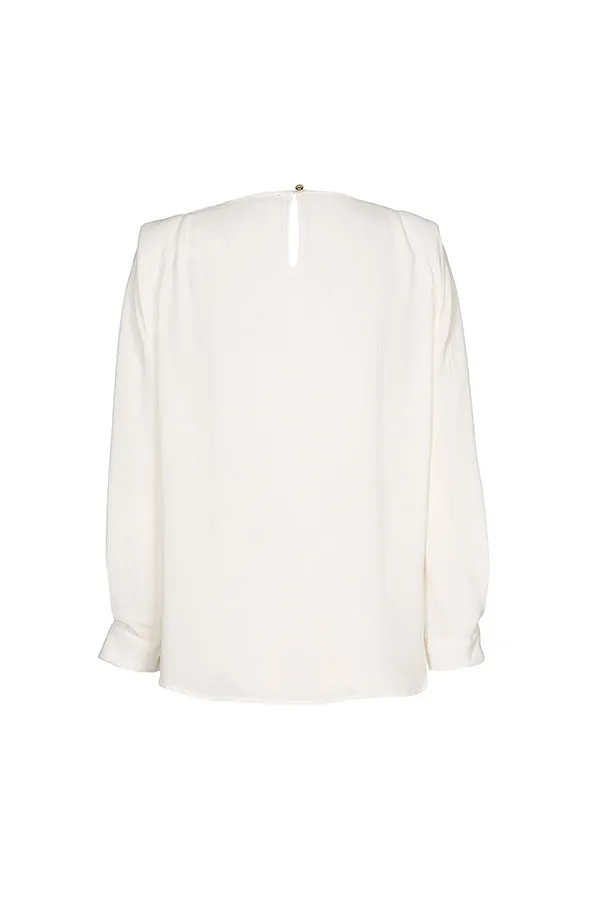 Caroline Biss CREASED LOOSE DRESSY TOP