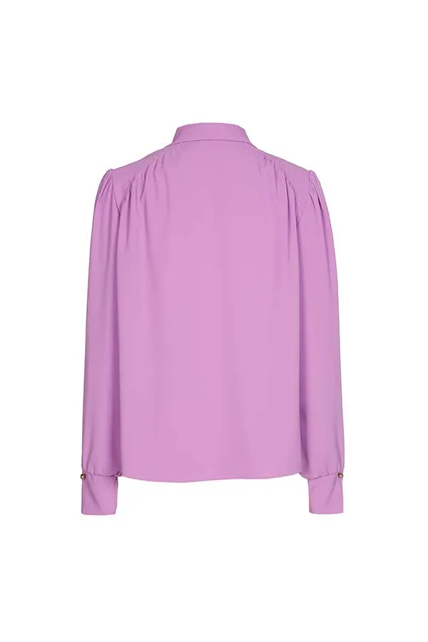 Caroline Biss CREPE JABOT BLOUSE