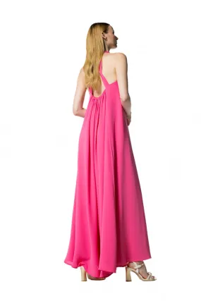 Caroline Biss CRISS CROSS BACK PINK LOOSE JUMPSUIT