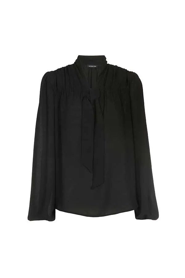 Caroline Biss DRESSY CREPE BLOUSE