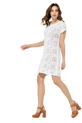 Caroline Biss FRESH CROCHET SHORT DRESS