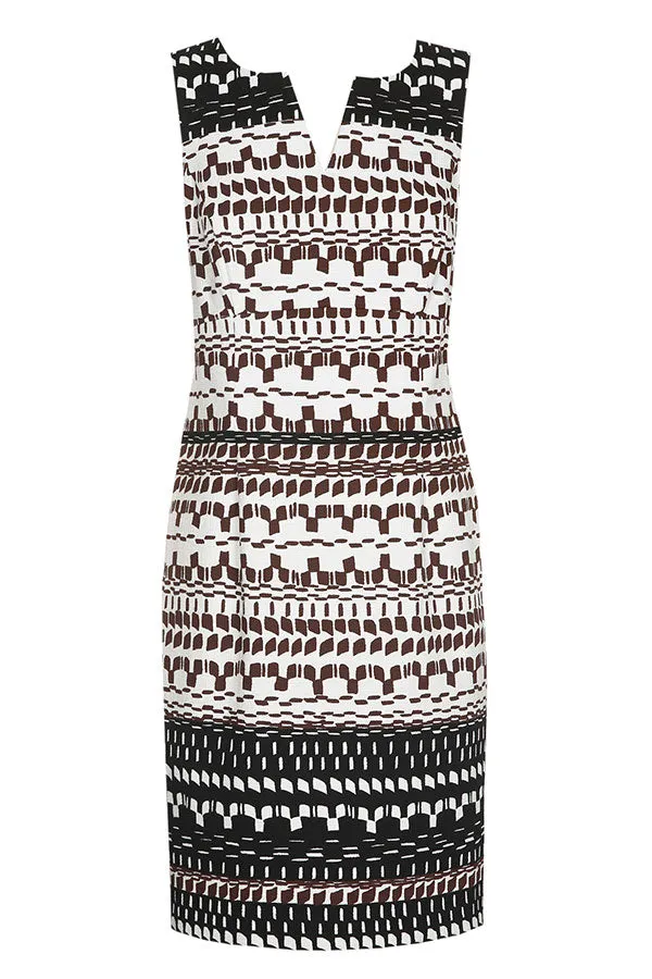 Caroline Biss GRAPHIC PRINT DRESS