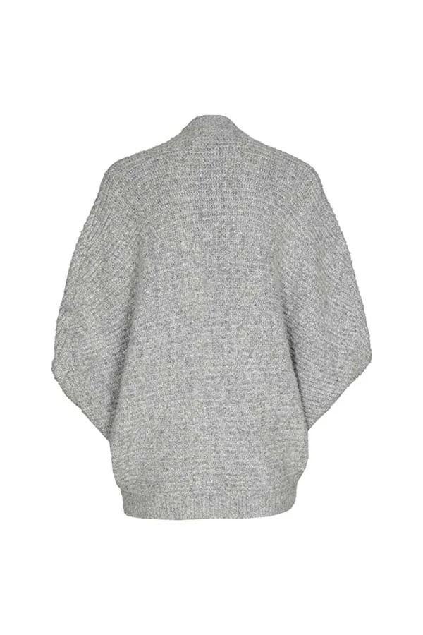 Caroline Biss GREY COSY LONG BOLERO