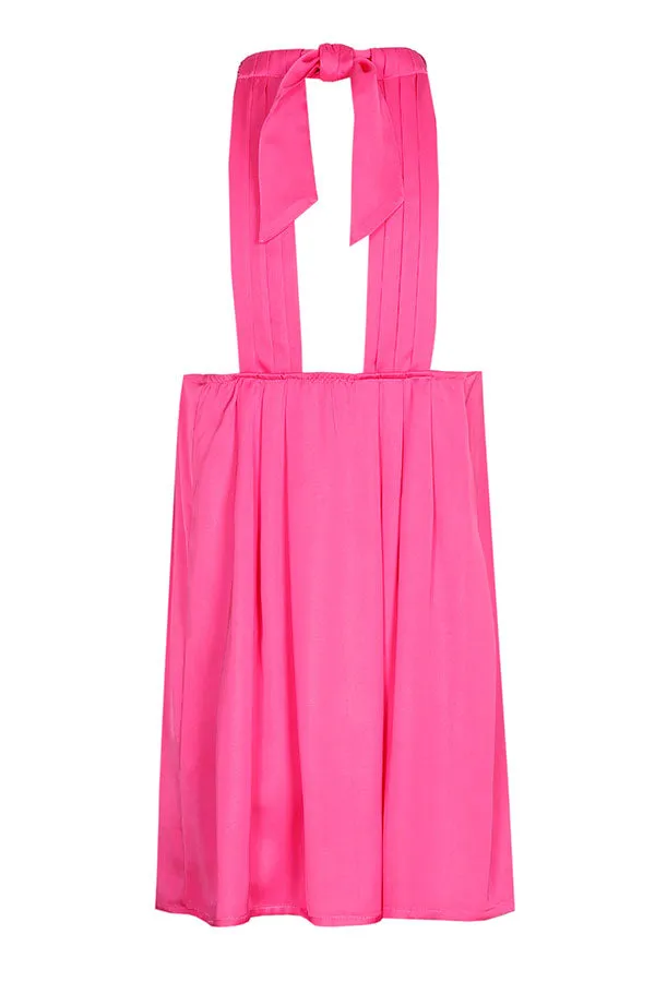 Caroline Biss HOT PINK OPEN BACK TUNIC