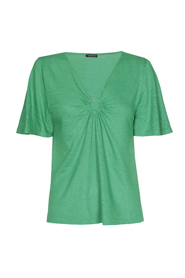 Caroline Biss JADE LINEN T-SHIRT