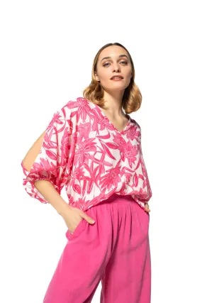 Caroline Biss LOOSE FIT FLORAL PRINT TUNIC