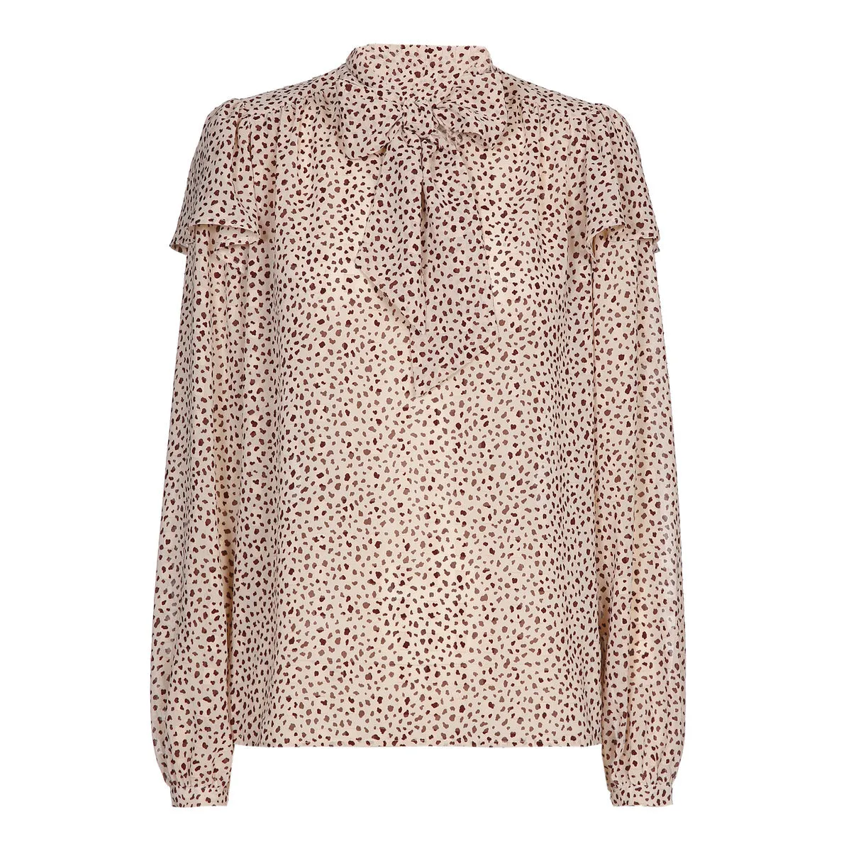 Caroline Biss LOOSE FLOUNCED BLOUSE