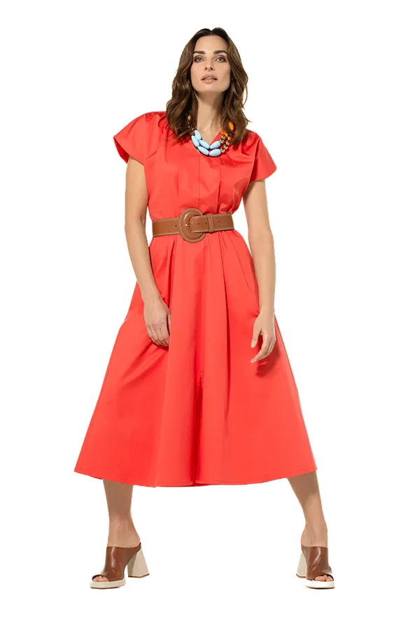 Caroline Biss POMEGRANATE CITY DRESS