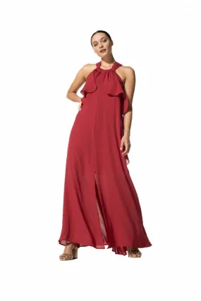 Caroline Biss RED EVENING MAXI DRESS