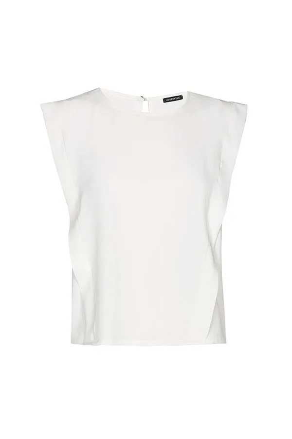 Caroline Biss STRAIGHT SHOULDER EFFECT TOP