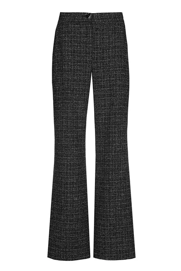 Caroline Biss TWEED STRAIGHT-FITTING TROUSER