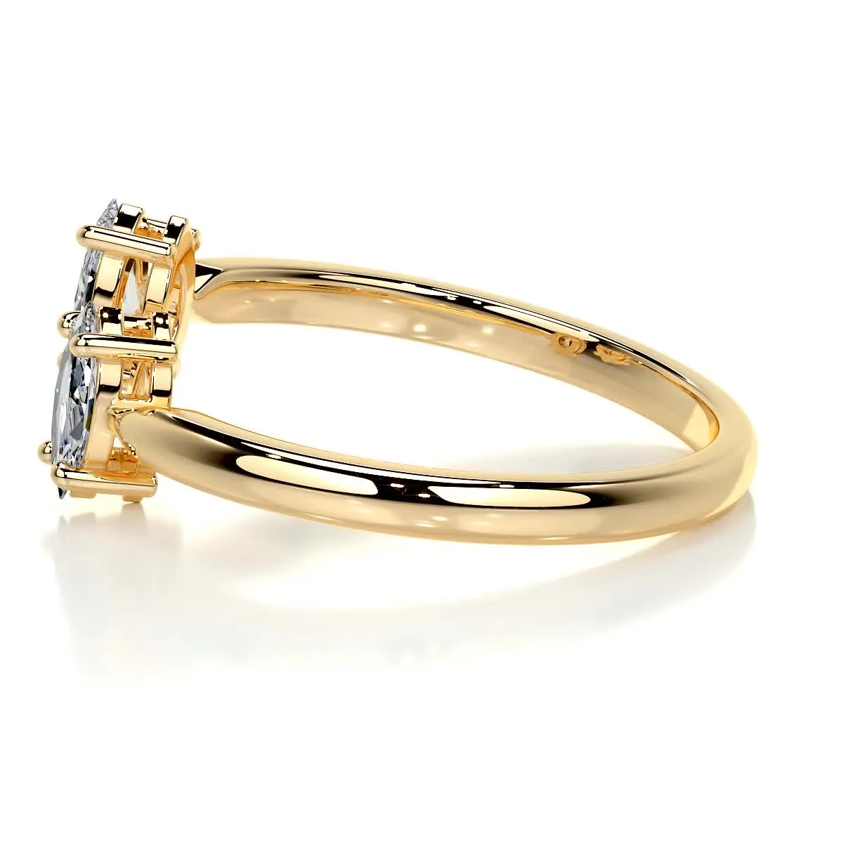 Celine Fashion Ring   (0.36 Carat) -18K Yellow Gold