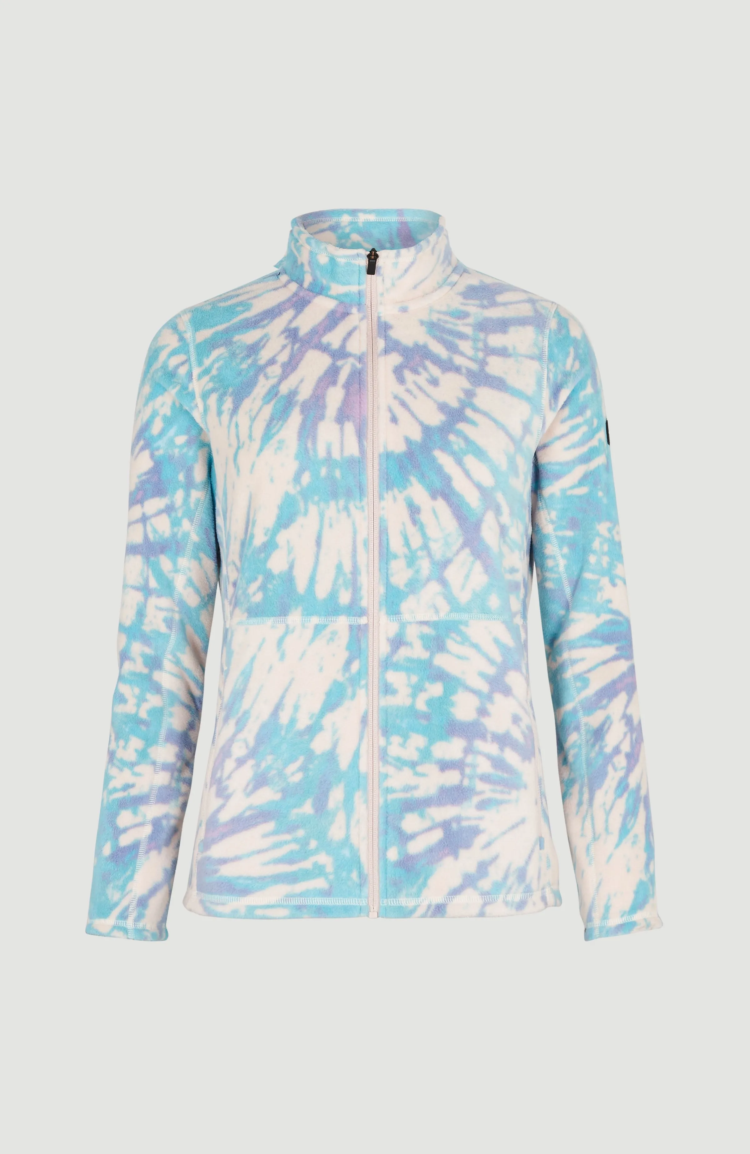 Clime Printed Full-Zip Fleece | Pink Tie Dye