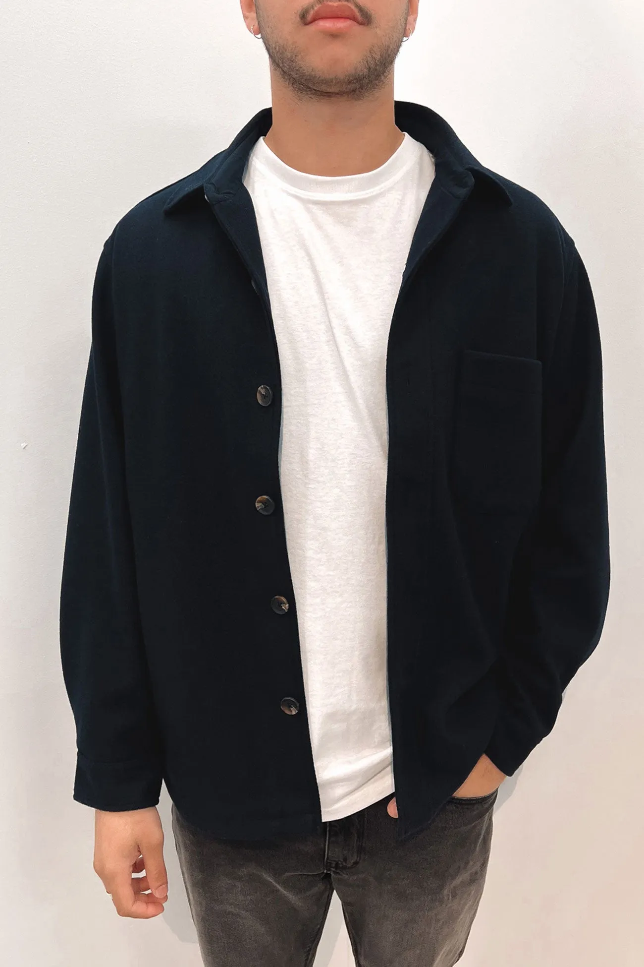 Coastal Melton Jacket Navy