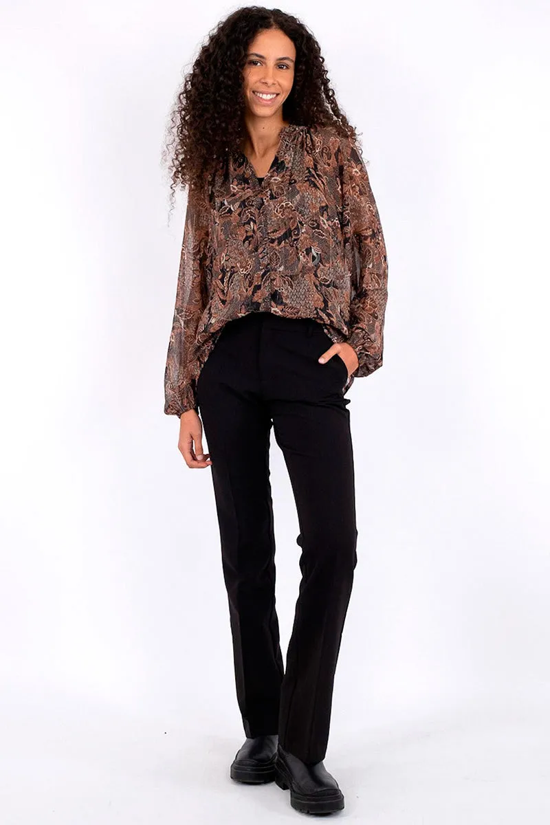 Cobie Forest Field Blouse | Bluse fra Neo Noir