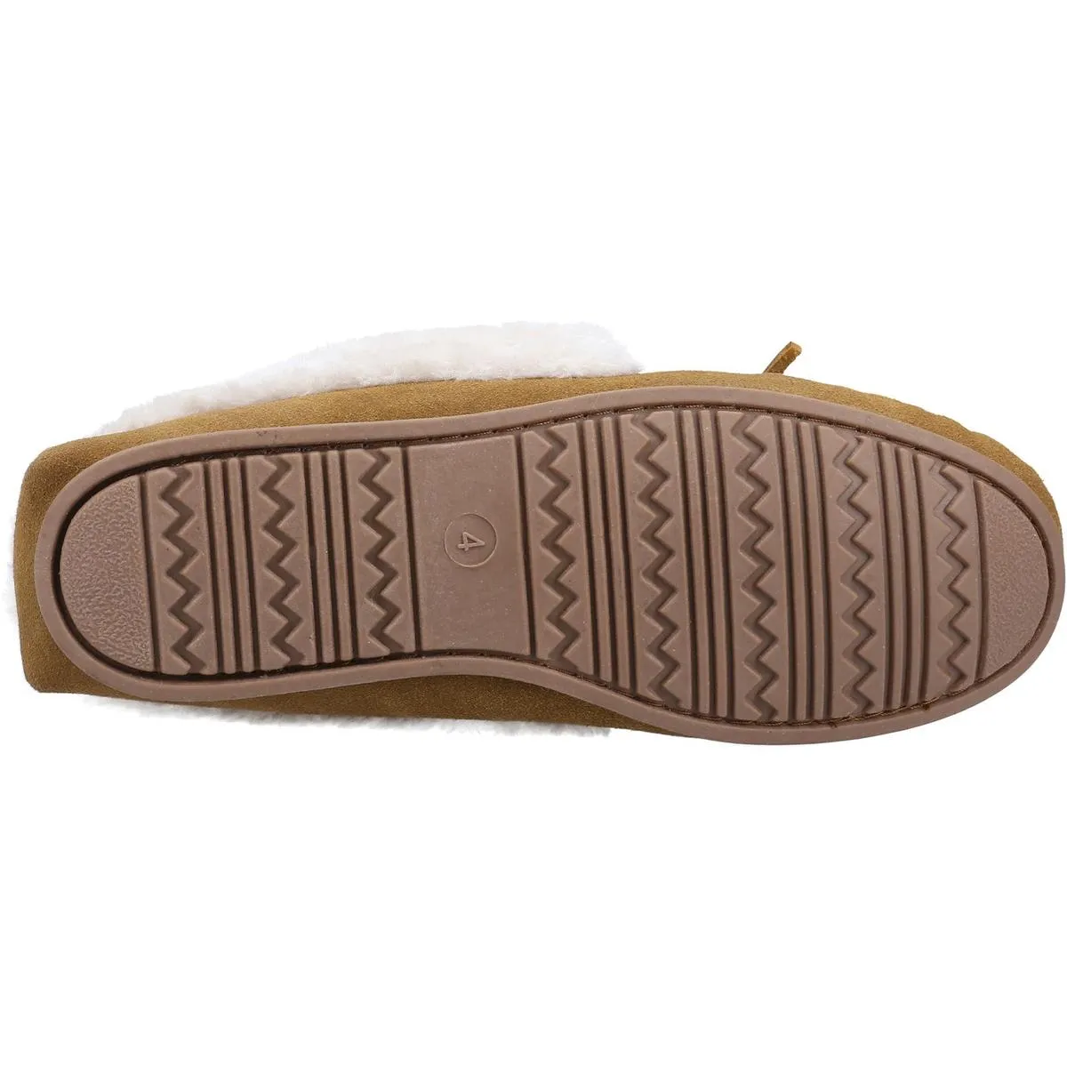 Cotswold Sopworth Slip on Moccasin Slipper Tan