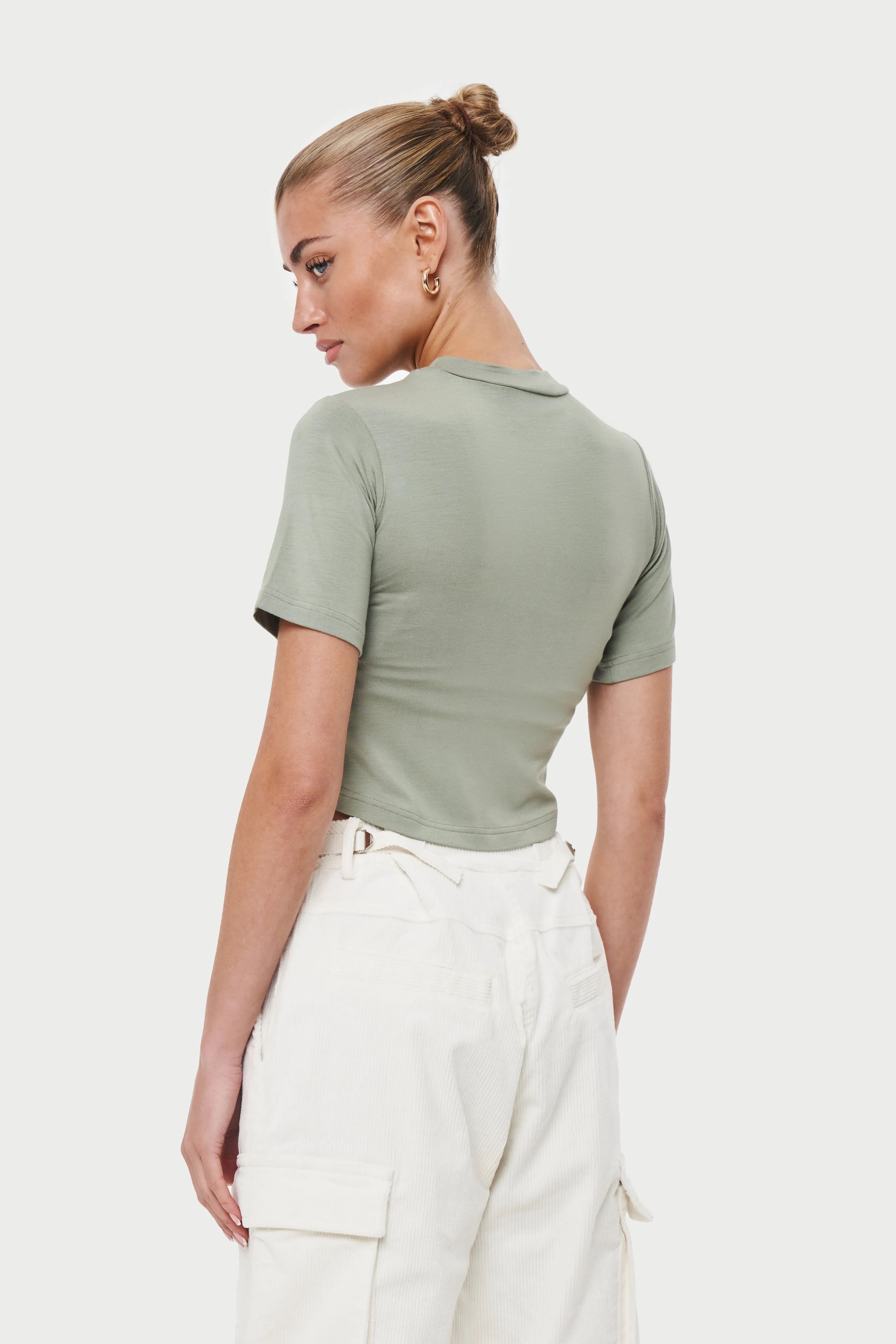 CTRE BABY TEE - LIGHT KHAKI