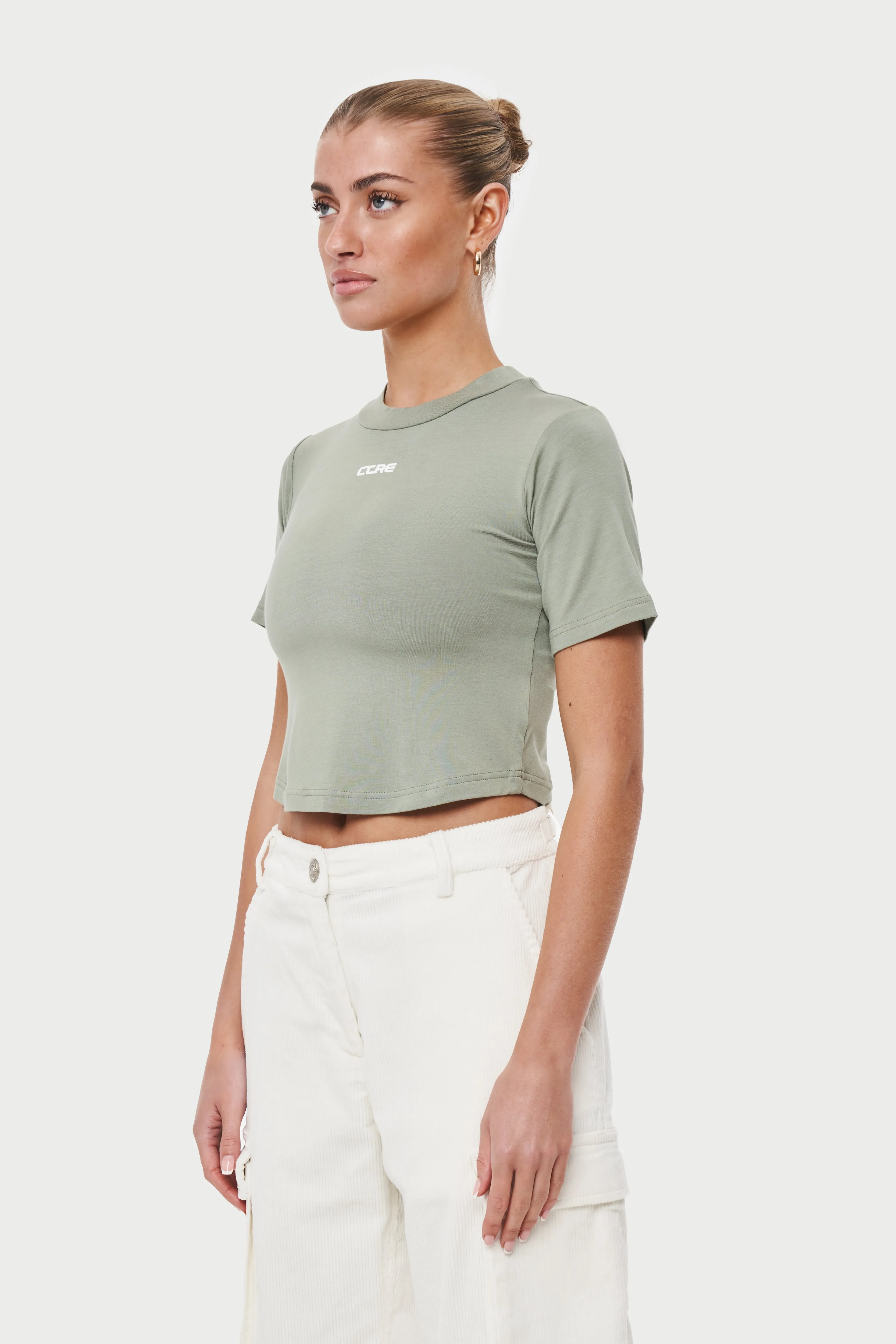 CTRE BABY TEE - LIGHT KHAKI