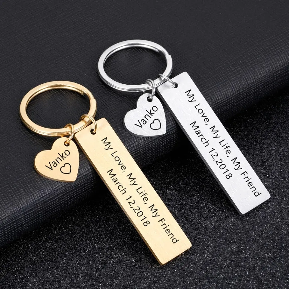 Custom Engraved Keychain