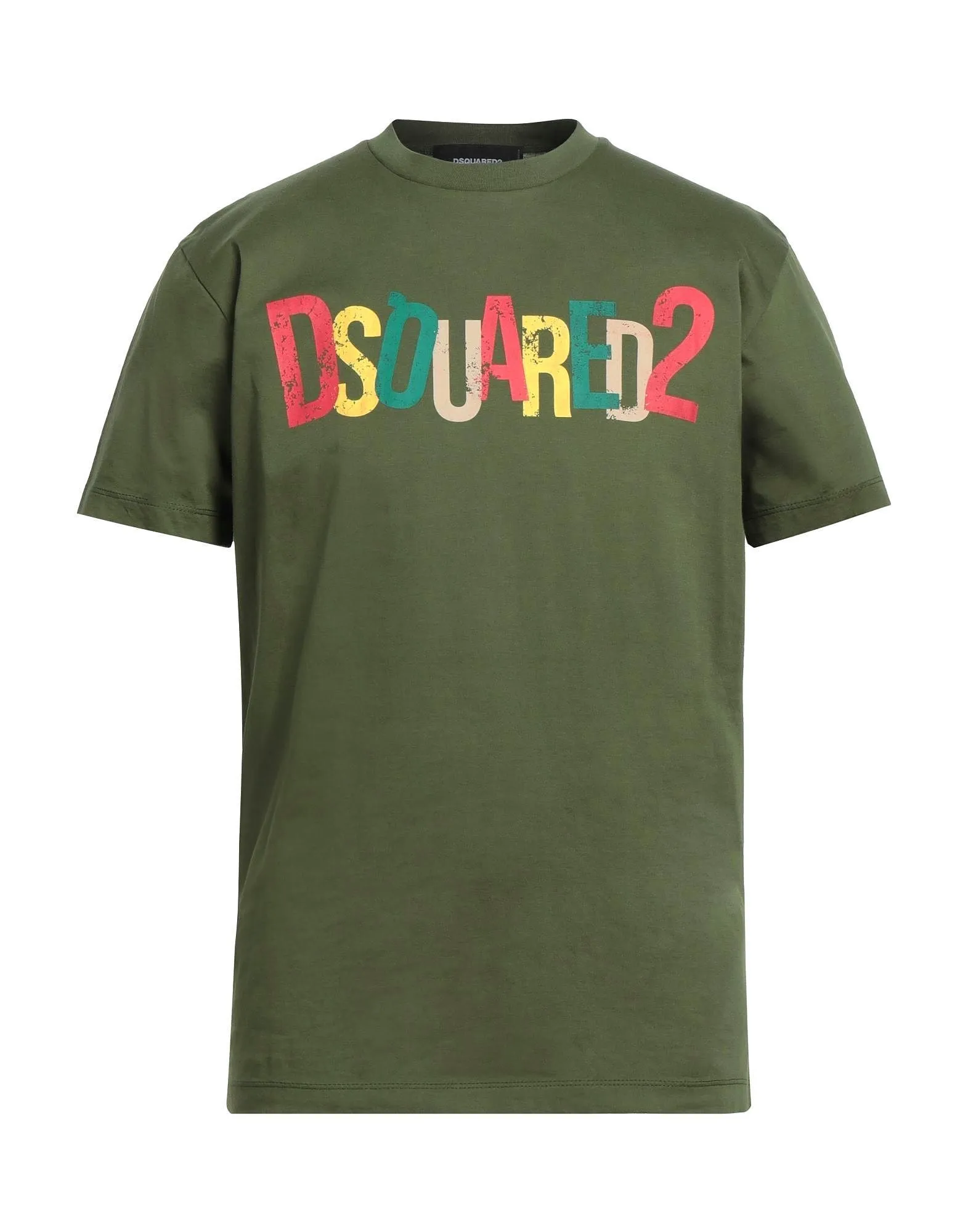 D SQUARED2  |Crew Neck Unisex Street Style Plain Cotton Short Sleeves