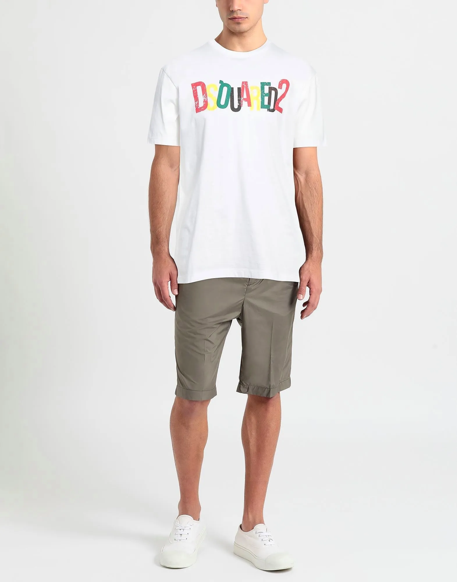 D SQUARED2  |Crew Neck Unisex Street Style Plain Cotton Short Sleeves