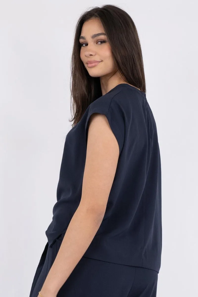 Diandra Top | Navy | Top fra Neo Noir