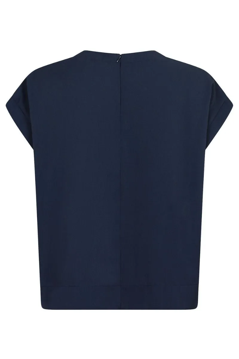 Diandra Top | Navy | Top fra Neo Noir