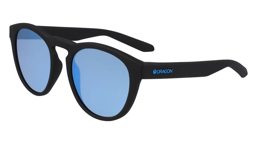 Dragon Alliance Opus LL H2O Sunglasses, Matte Black H2O Frame LL Smoke Polar Lens