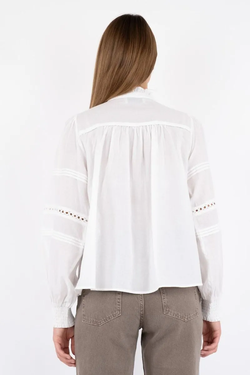 Emily Blouse | White | Bluse fra Neo Noir