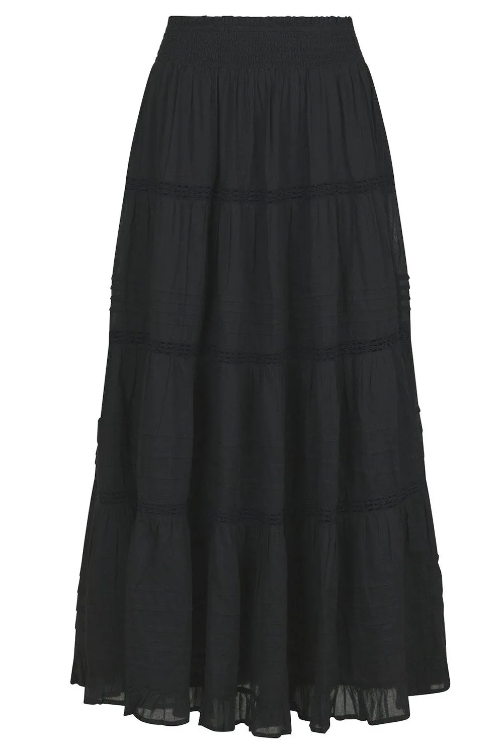 Felicia S Voile Skirt 161872 | Black | Nederdel fra Neo Noir