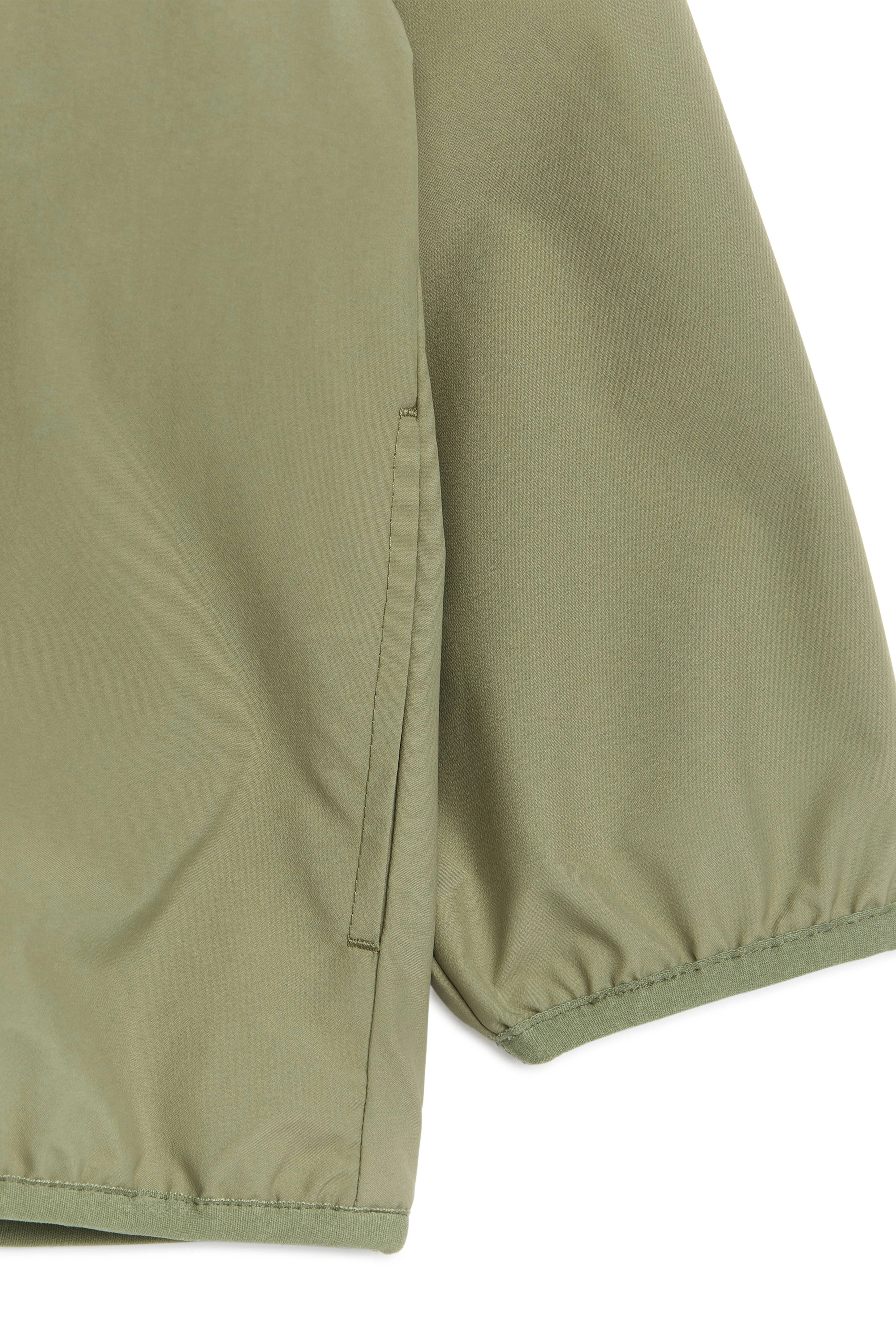 Fleece-Lined Jacket - Long sleeve - Regular length - Khaki Green - Kids | H&M GB