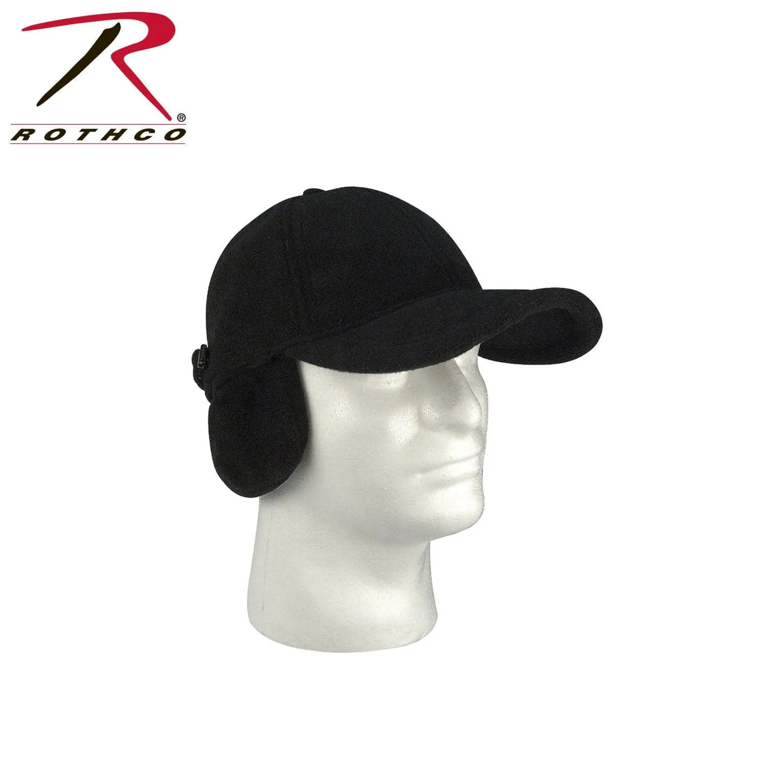 Fleece Low Profile Cap With Earflaps