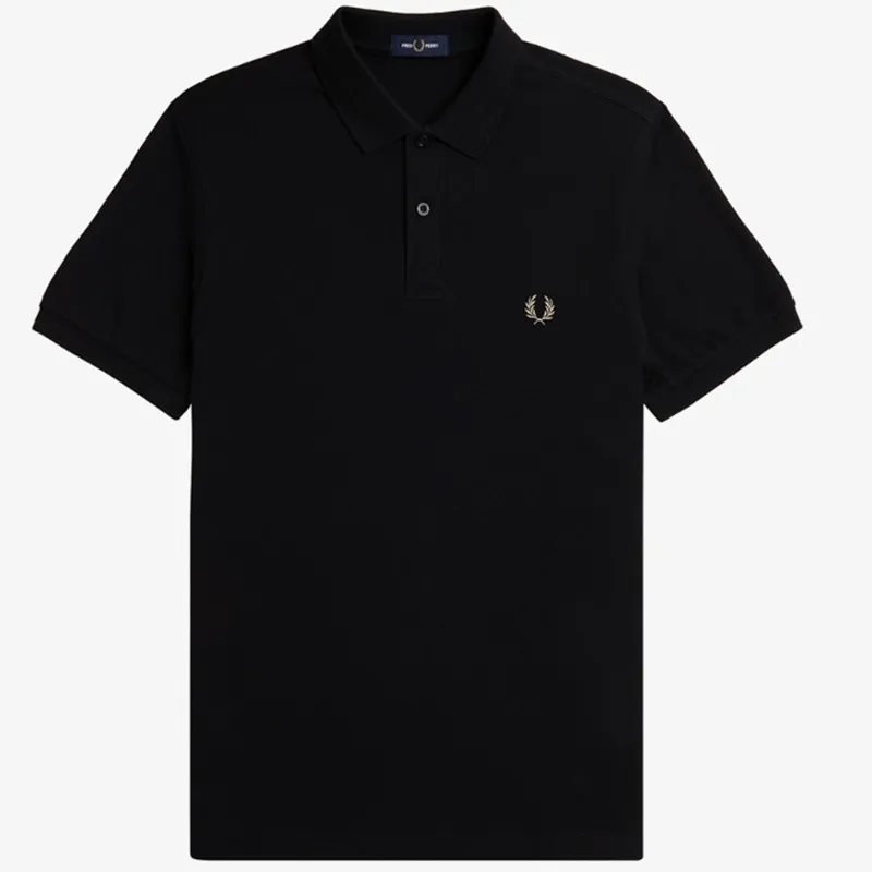 FRED PERRY  |Unisex Street Style Plain Cotton Khaki Logo Polos