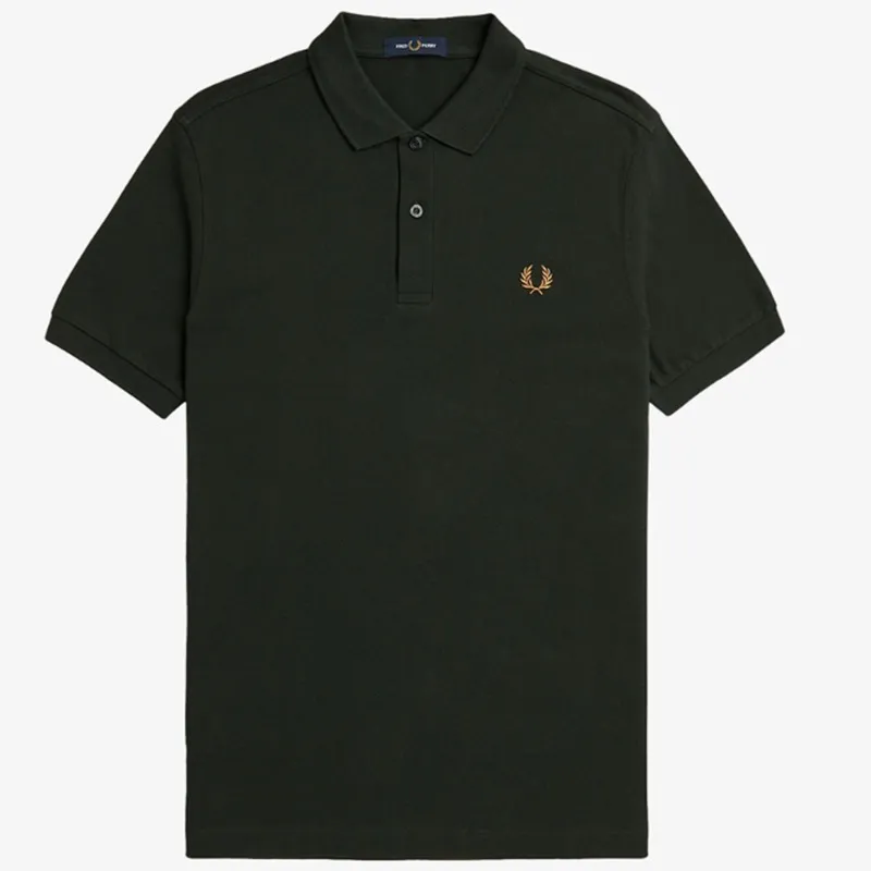 FRED PERRY  |Unisex Street Style Plain Cotton Khaki Logo Polos